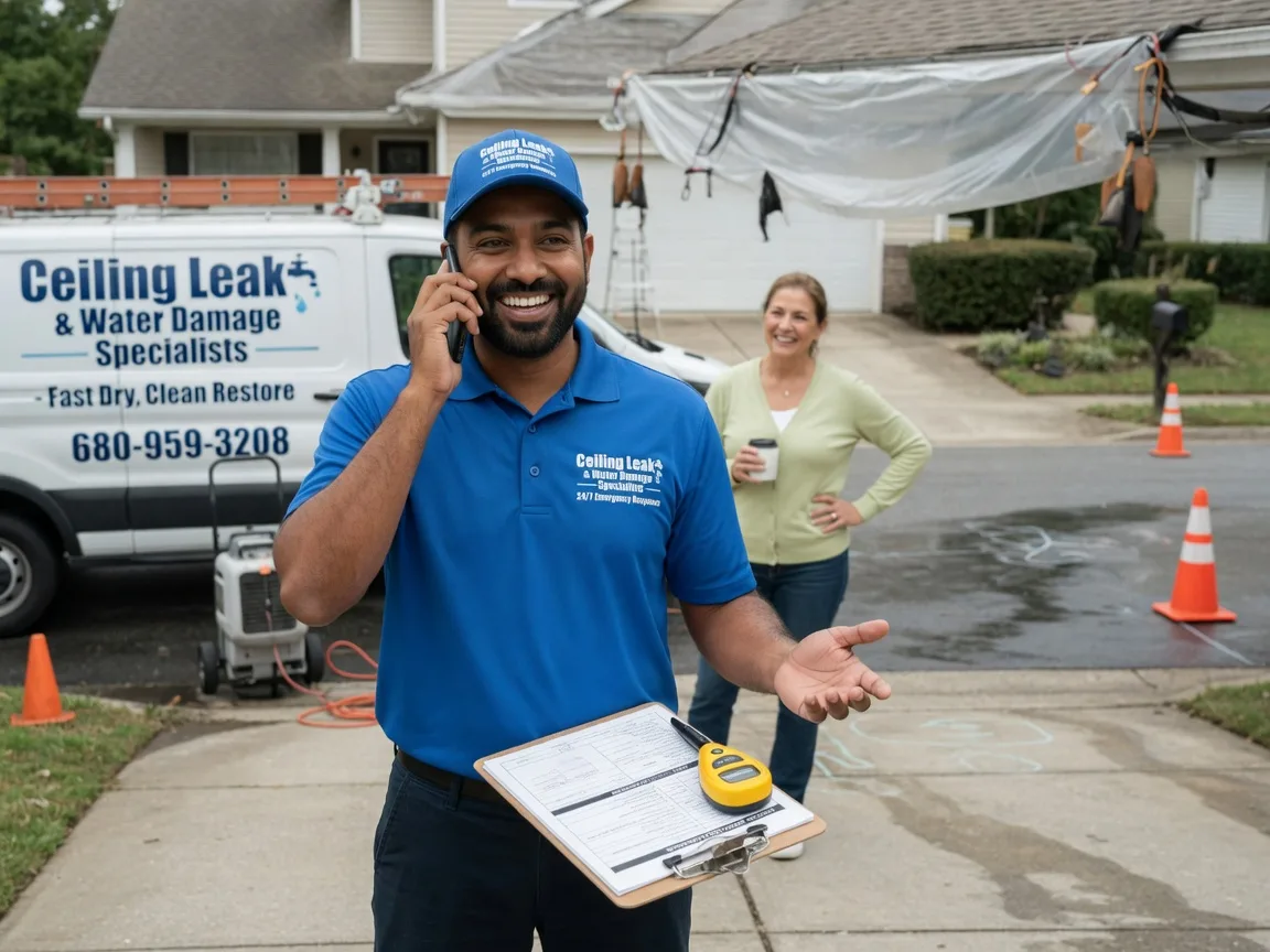 Ceiling Leak Cleanup Eureka, MO FAQs